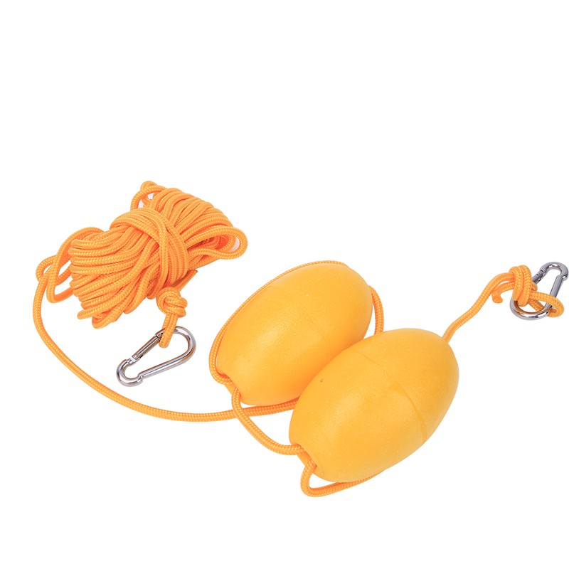 Kayak Boat Leash Rope with Buoy Floating Ball Stainless Steel