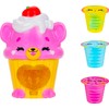 Kutie Kups - 4” Pink Cupcake Tiger Kutie with 3
