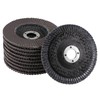 sourcing map 4 Inch Flap Disc 240 Grit Sanding Grinding