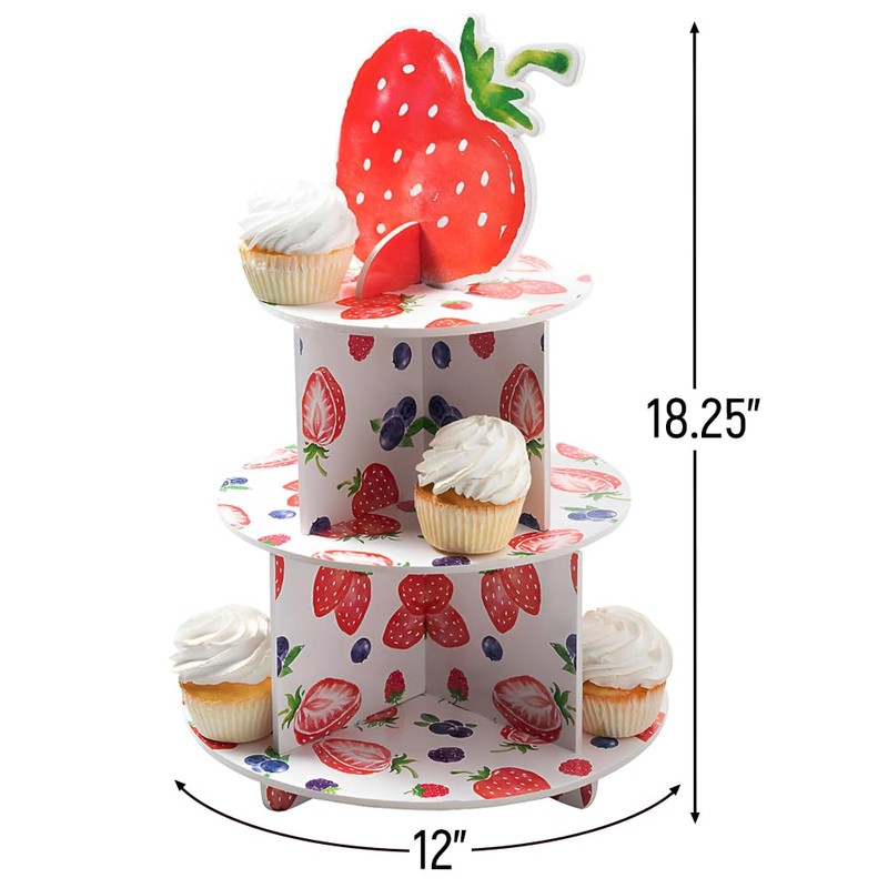 Mixed Berry Cupcake Stand