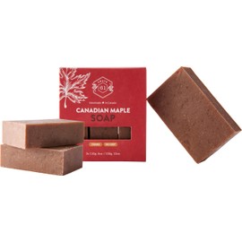Crate 61 Organics Crate 61, Handmade in Canada, Plant Based Cold Process Natural Bar Soap Cold Pressed For Face And Body, With Premium Oils (Canadian Maple)