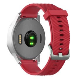 METEQI Band Compatible with Garmin Vivoactive 4S/Garmin Vivomove 3S/Venu 2S (Red)
