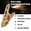 Brass A-Shape Ground Welding Earth Clamp, 500A Ground Clamp Welding,