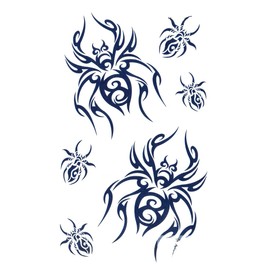 Jagua Tattoo Stickers, 2 Weeks Disappearing Henna Tattoos Real Scorpion Scorpion Spider (gz231)
