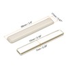 uxcell Furniture Sliders, 8Pcs 2/3" x 3 8/9" - Plastic