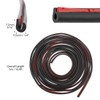 QWORK® 5M Car Door Edge Protector Strip, U-Shaped Door Seal