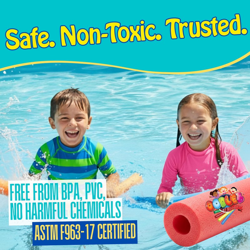 Oodles of Noodles Premium Jumbo XL Pool Swim Noodles -