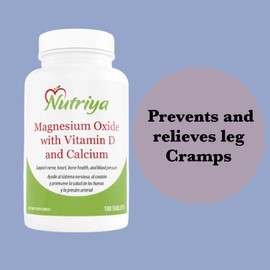 Nutriya Magnesium oxide with vitamin D3 and Oyster Calcium