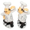 French Chef Figurine 30x14x11cm Resin Funny Chef Sculpture Kitchen Restaurant