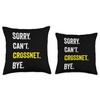 Sorry Can't Crossnet Funny Hobby Throw Pillow