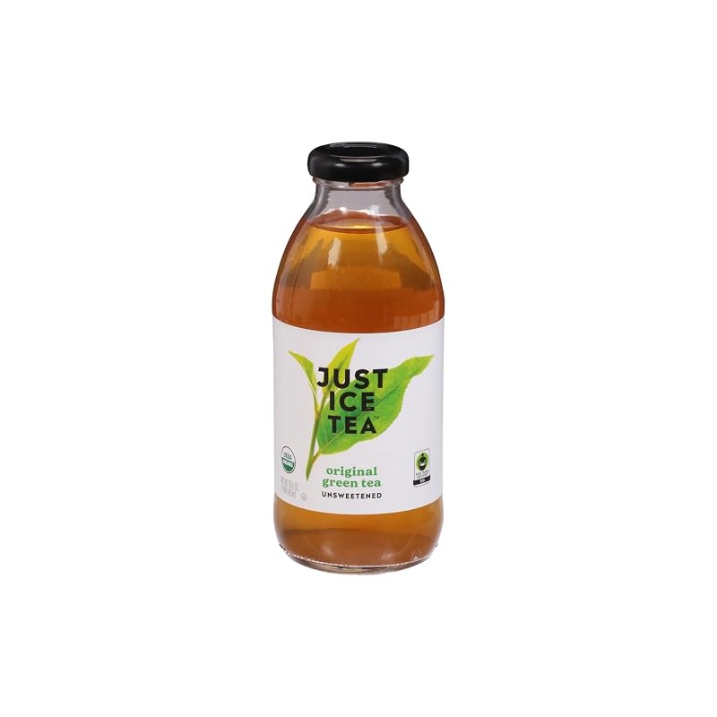 Just Ice Tea Organic Original Green Tea, 16 FZ