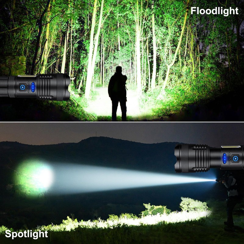 KINGCAESAR Flashlights 90,000 High Lumen - 2 Pack, Ultra Bright