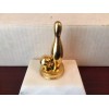 Bowling Pin and Ball Trophy Trim - Gold