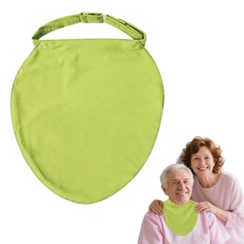Tracheostomy Cover for Stoma Site Protection - Silk-Like Adjustable Neck Guard,Dust & Wind Barrier for Outdoors,5 Colors Machine Washable (Baby Green, 1 Pack)