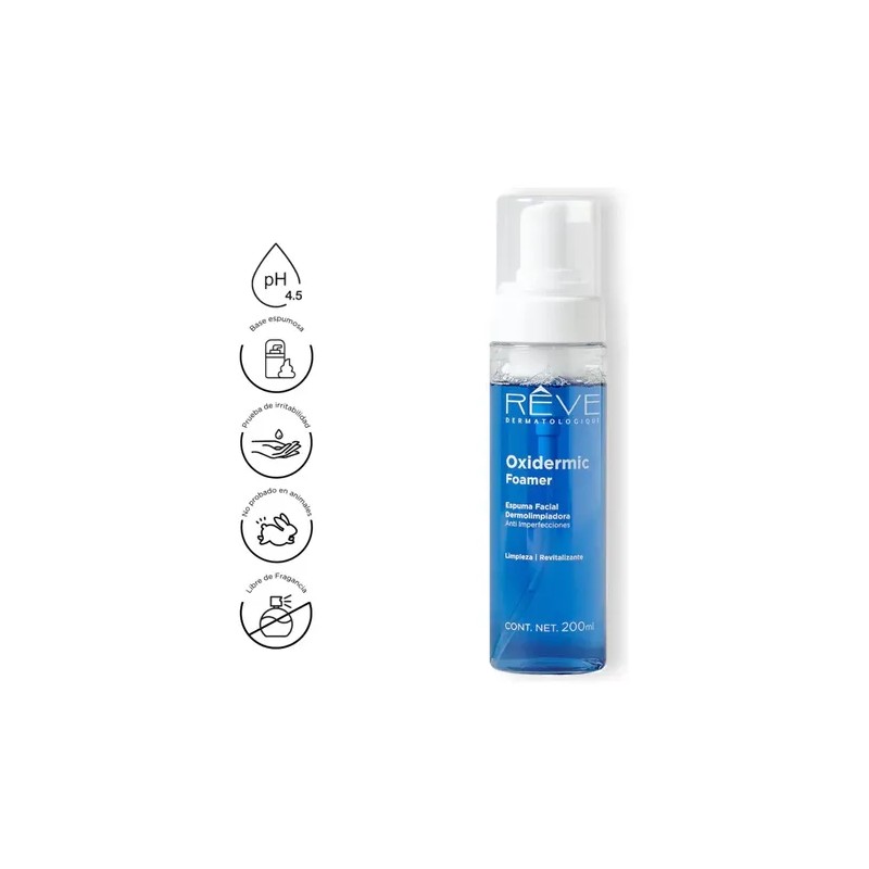Reve Dermatologique Oxidermic Foamer G5 Espuma Facial 200ml