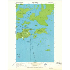 YellowMaps Oak Island MN topo map, 1:24000 Scale, 7.5 X 7.5 Minute, Historical, 1967, Updated 1969, 27.23 x 21.53 in - Paper