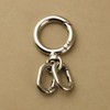 FUSSED Keychain, Carabiner, Stylish, Keychain, Frosted Surface, Lost Prevention, Easy
