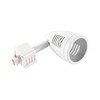 Saxby Bullett 50W Gloss White Mains Voltage GU10 Halogen Track