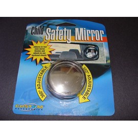 Generic Child Safety Mirror 360 degrees adjustable adhesive mount See backseat NEW