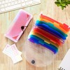 2 Pack 13-Pockets Expanding Accordion File Folder Mini Organizer Wallet