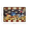 America 4th of July Patriotic Rooster Hanging Metal Signs Outdoor