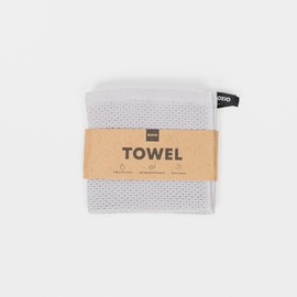 BOXIO - Towel: 2 x versatile cotton towel, 34 x 34 cm
