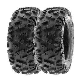 SunF 24x8-12 24x8x12 ATV UTV A/T Replacement Race 6 PR Tubeless Tires A033 POWER I , [Set of 2]