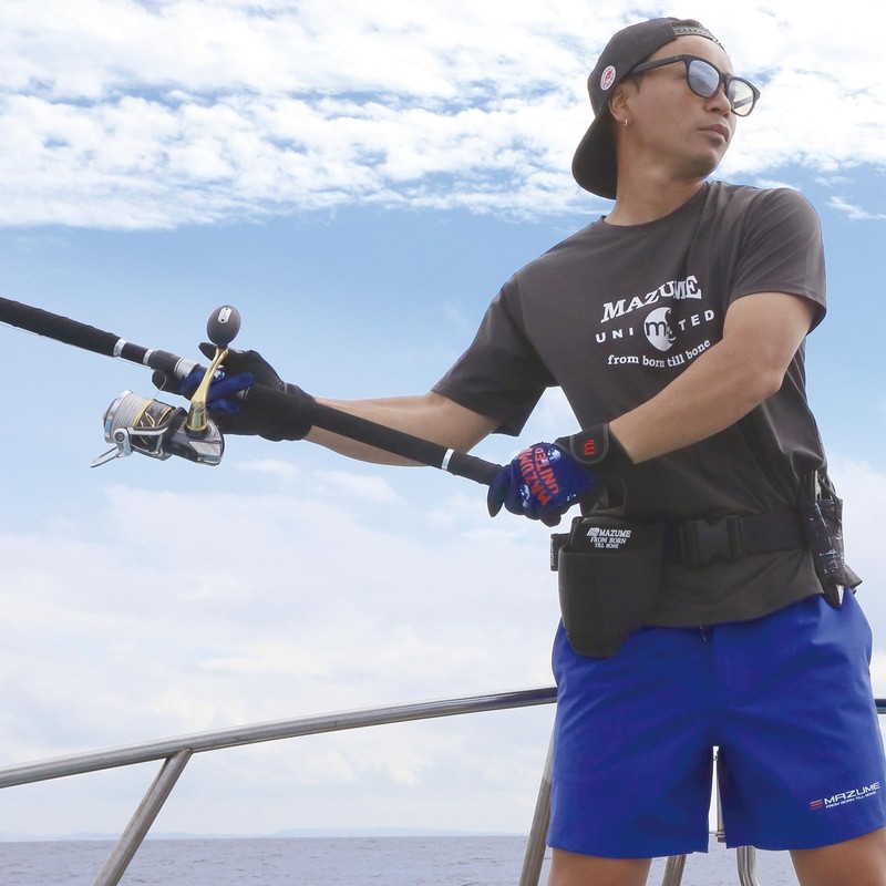 mazume Game Fishing Supporter Gloves MZGL-S598-07 Red M