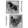 Jane Gill - Clear Magic Stamp Set - Bird Blocks