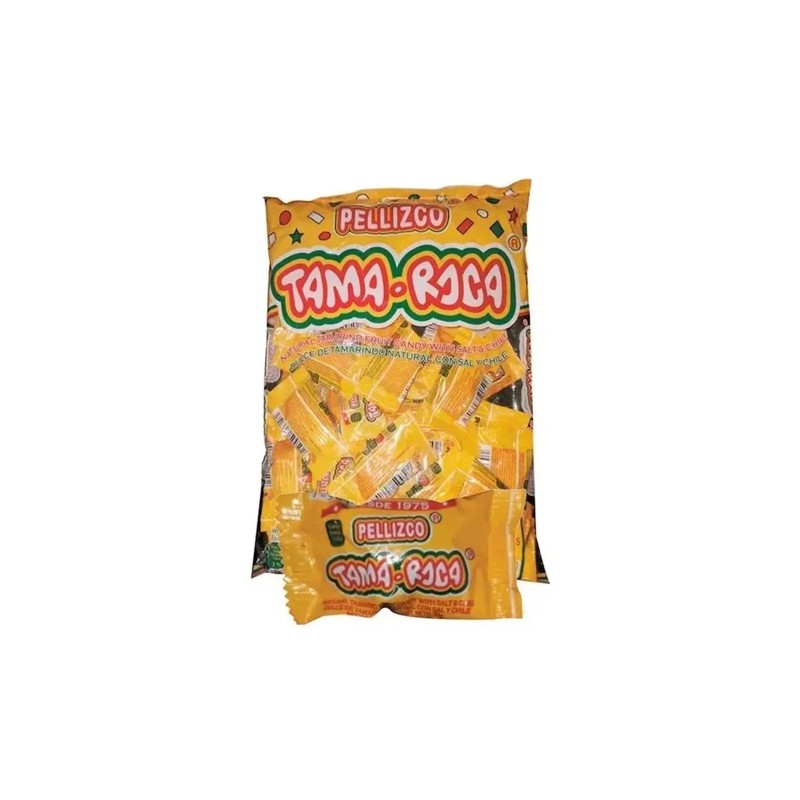 Pellizco Tama-roca Tamarindo Con Chile 40 Piezas
