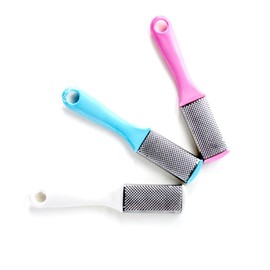 Healvian 6pcs Double-sided Metal Foot Rasp for Pedicure Exfoliate Dead Skin and Smooth Cracked Heels Tool for Home Random Style