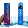 YSS Vercelli Water Bottle, 32 OZ, Motivational, Time Marker, Leak-Proof,