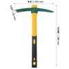 LEXININ 14oz/400g Pick Mattock Hoe, 15 Inch Mattock Tool, Garden