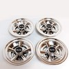 Chrome Golf Cart Hub Caps 8 inch Set of 4