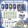 Hmfmdy Pack of 60 Space Party Bags Children's Birthday Party