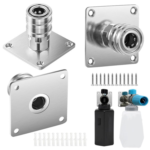 Qivine Foam Cannon Holder, 3Pcs Pressure Washer Gun Holder, 1/4"