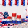 Conelist Set of 3 4th of July Pillar Candles White