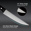 WANGMAZI Exquisite Steak Knife Set of 4,High-carbon Stainless Steel Forged,Lightweight