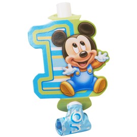 Mickey's 1st Birthday Blowouts (8 count)