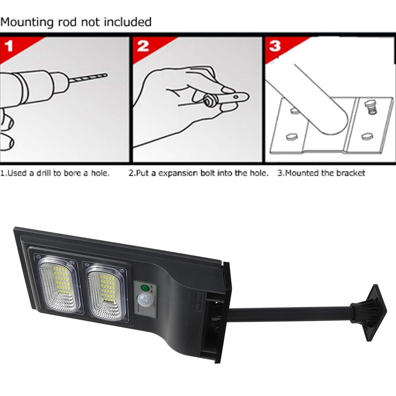 60LED Street Light Highlight Motion Sensor Solar Lamp IP65 Waterproof