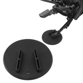 YUWENW Motorcycle Side Stand Kickstand 1 Set Holder Bike Parts Accessories Plate Dress Up Harley Davidson Garage Floor Protection Universal Anti-muddy Extension Stretcher Plate Pad