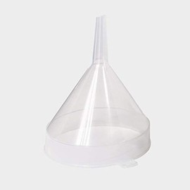 UK.PLASTICS 1 x Plastic Funnel - Kitchen Home brew, Garden, Car, Liquids - (S18)