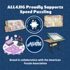 ALL4JIG 1500 Pieces 2-in-1 Tilting & Rotating Puzzle Board, 34.2"