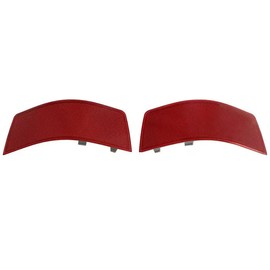 Baceyong 2 x Red Rear Bumpers Part Number A2048200174 A2048200274 Compatible with Me-rce-des-Be-nz GLK Class W204/X204 GLK250 GLK300 GLK350 2010-2012