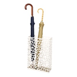 YAMAZAKI Home Nest Umbrella Stand - Storage for Umbrellas and Walking Canes - Rectangle - Steel - Holds Up to 10 Umbrellas