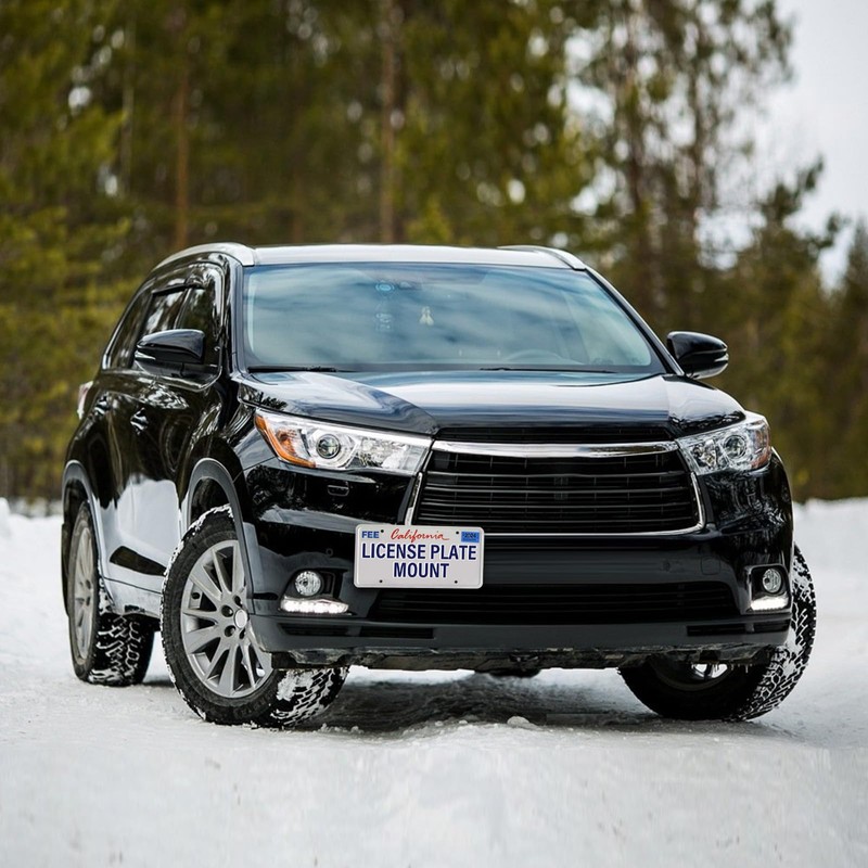 Heavy Duty Front License Plate Frame Compatible with Toyota RAV4