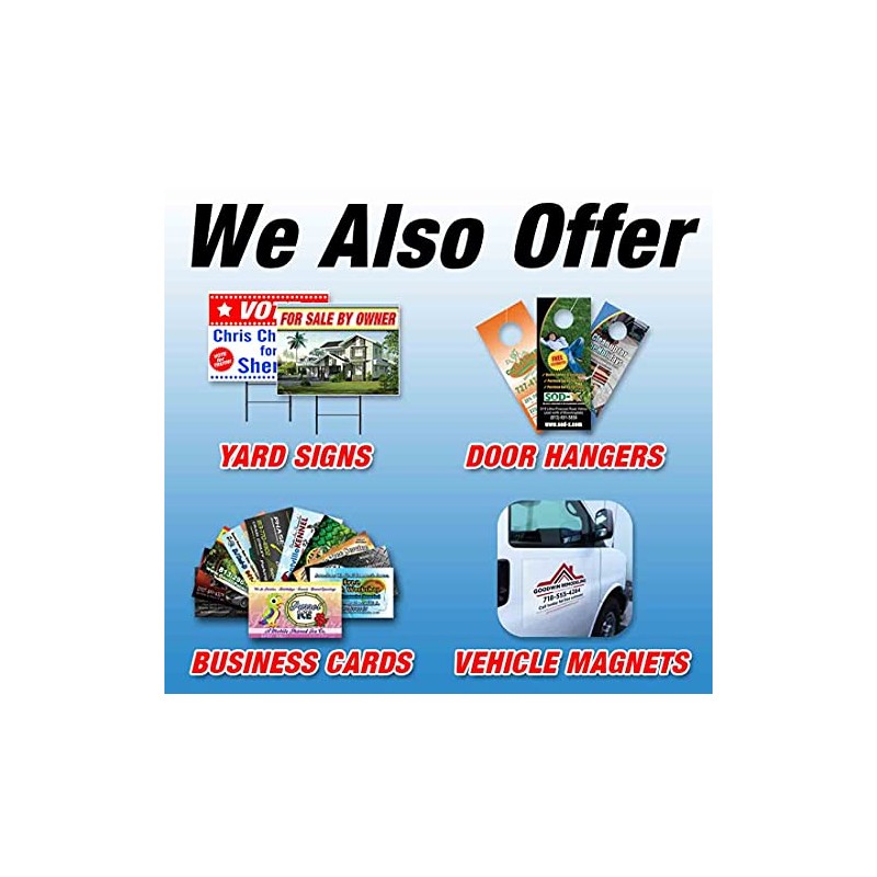 Mulch (18" X 24") Yard Sign, Quantity Discounts, Multi-Packs, Includes