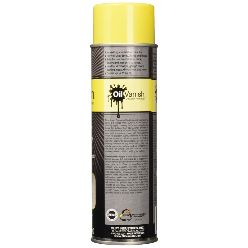 Oil Stain Remover, 16 oz, One Pack