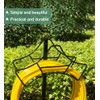 Garbuildman Garden Hose Holder Stand- Outdoor Water Pipe Metal Reel