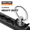 SALUINOKI 6" L-Track Rail Tie Down System Black, Truck Bed